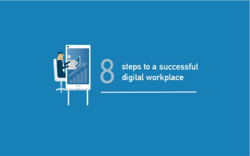 The digital workplace in practice:  8 steps to success.  Thumbnail
