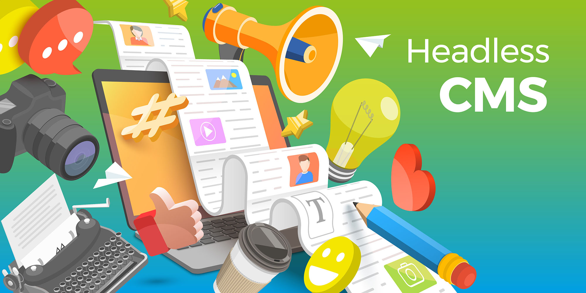 Manage content on all owned channels with headless CMS Thumbnail